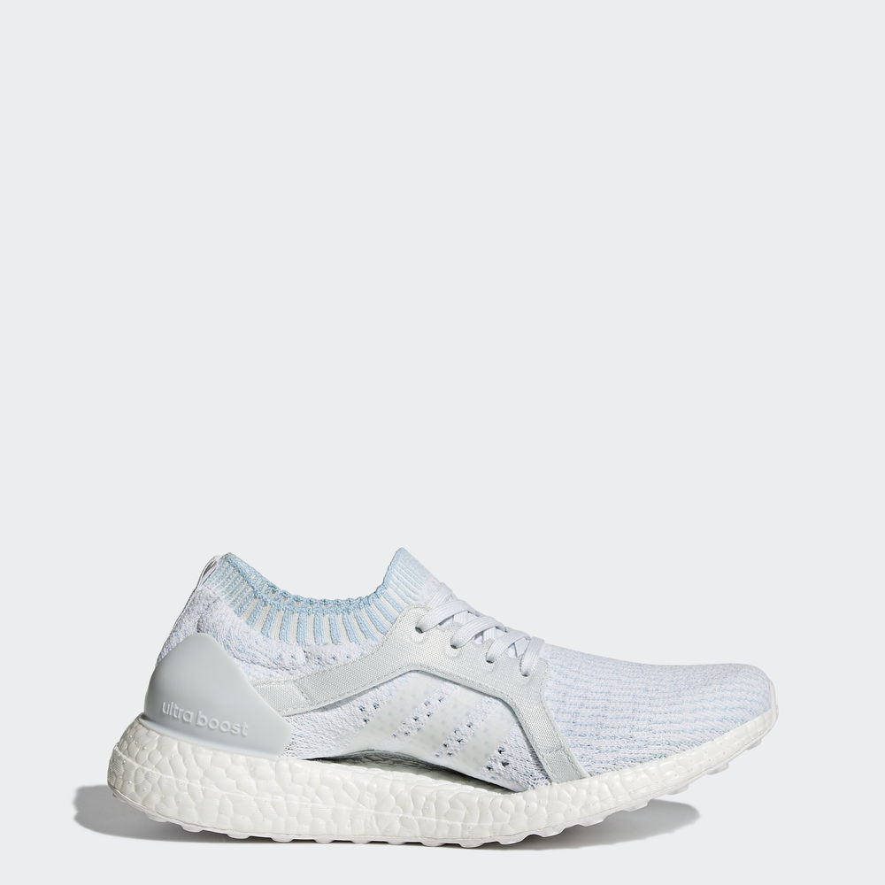 Adidas Ultraboost X Parley - παπουτσια για τρεξιμο γυναικεια - Ασπρα/Μπλε,Μέγεθος: EU 36 – 54 2/3 (6